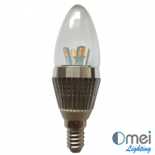 10piece LED E14 candle globe 30w halogen light Bulb CE RoHS Bullet Top